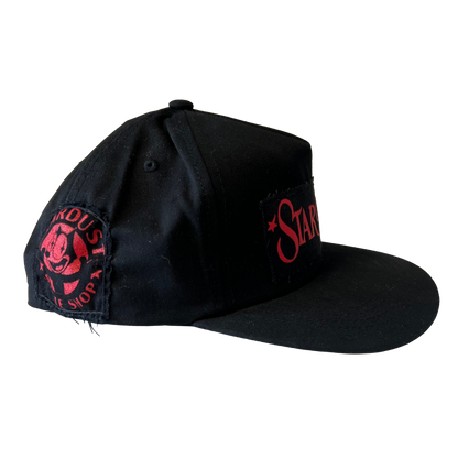 Stardust Patch Mash Ups Snapback Hat Wanderlust II 022 & Felix 012 Black / Bright Red