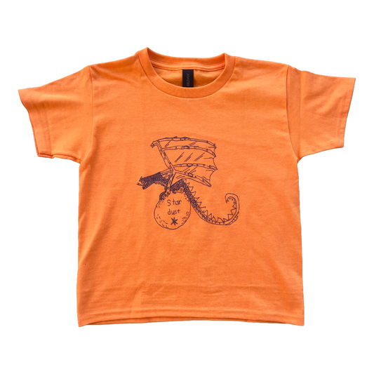 Stardust Skate Shop "House of Stardust" By Anna Williams Youth Tee 053 Orange / Purple Shimmer