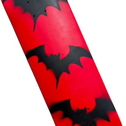 Stardust Tri-Bat Wanderlust Deck 048 8.25" (Full Cut) Bright Red / Flat Black / Bright Red