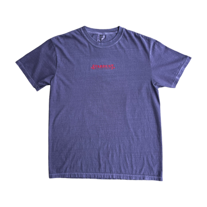 Stardust Skate Shop "Ballerina" Short Sleeve Tee 034 Wine / Bright Red / White