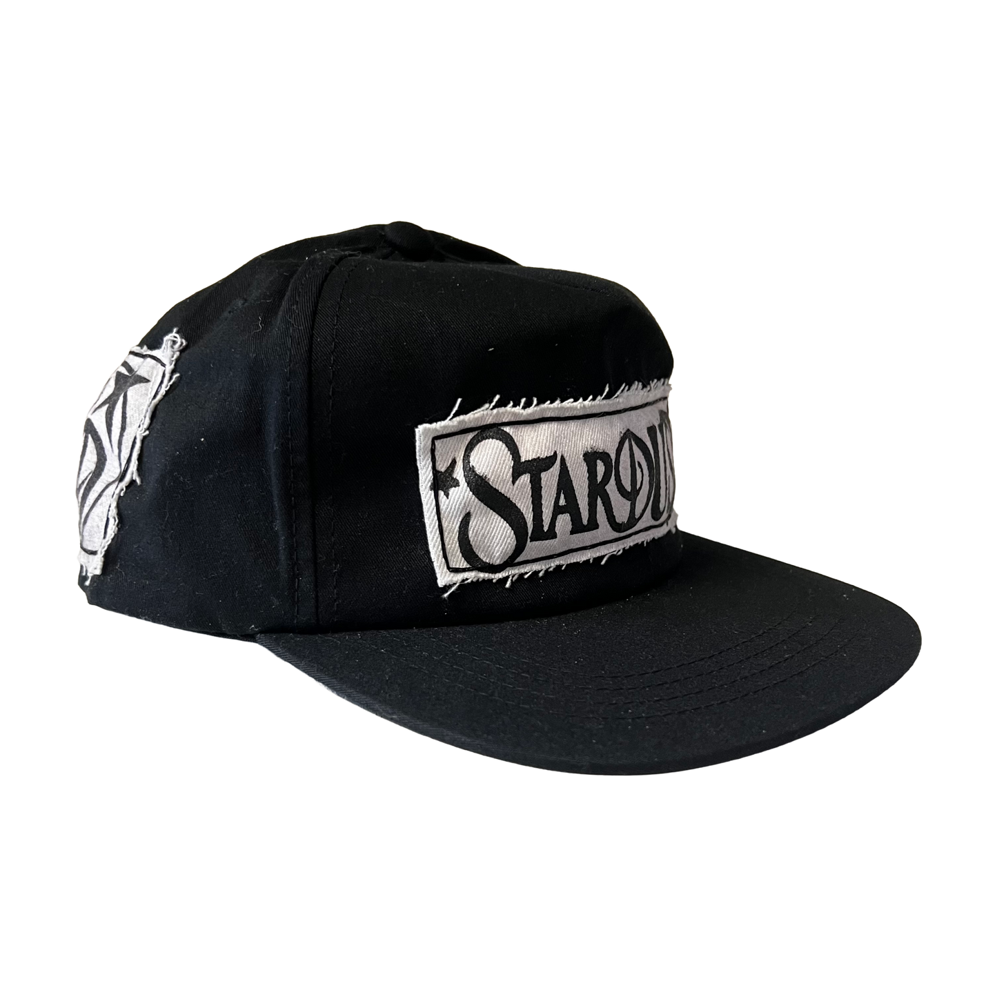 Stardust Patch Mash Ups Snapback Hat Wanderlust II 022 & Wanderlust Lettermark 022.2 Black / White / Black