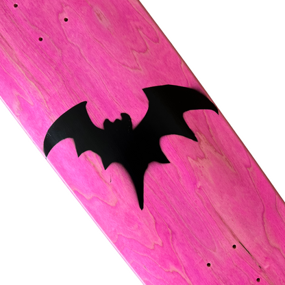 Stardust Pink / Matte Black Bat 041 Egg Shaped Deck 9.0"