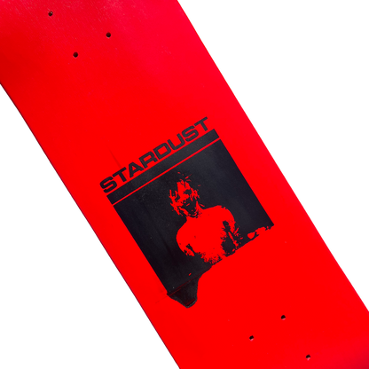 Stardust "Mask" Deck 023 8.5" Full Bright Red / Matte Black (Standard Cut)