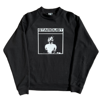 Stardust Skate Shop Mask Heavyweight Crewneck Sweatshirt 023 Black / White
