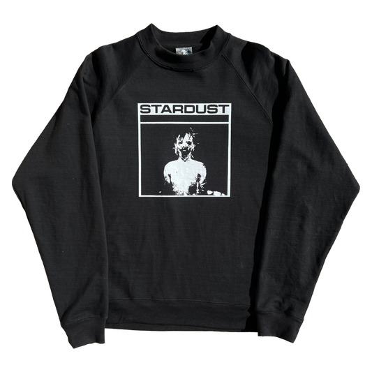 Stardust Skate Shop Mask Heavyweight Crewneck Sweatshirt 023 Black / White