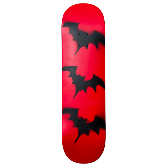 Stardust Tri-Bat Wanderlust Deck 048 8.25" (Full Cut) Bright Red / Flat Black / Bright Red