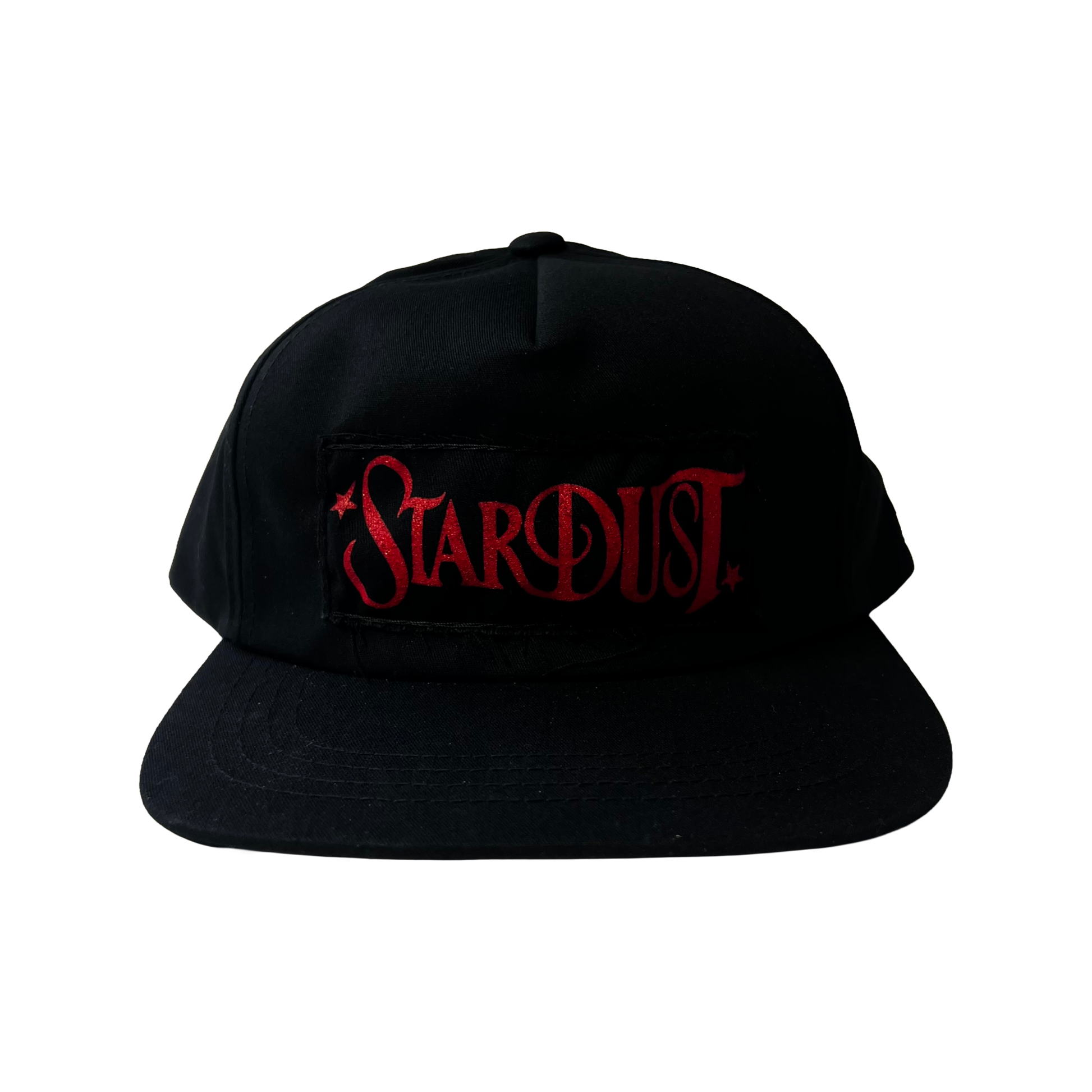 Stardust Patch Mash Ups Snapback Hat Wanderlust II 022 & Felix 012 Black / Bright Red