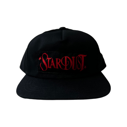 Stardust Patch Mash Ups Snapback Hat Wanderlust II 022 & Felix 012 Black / Bright Red
