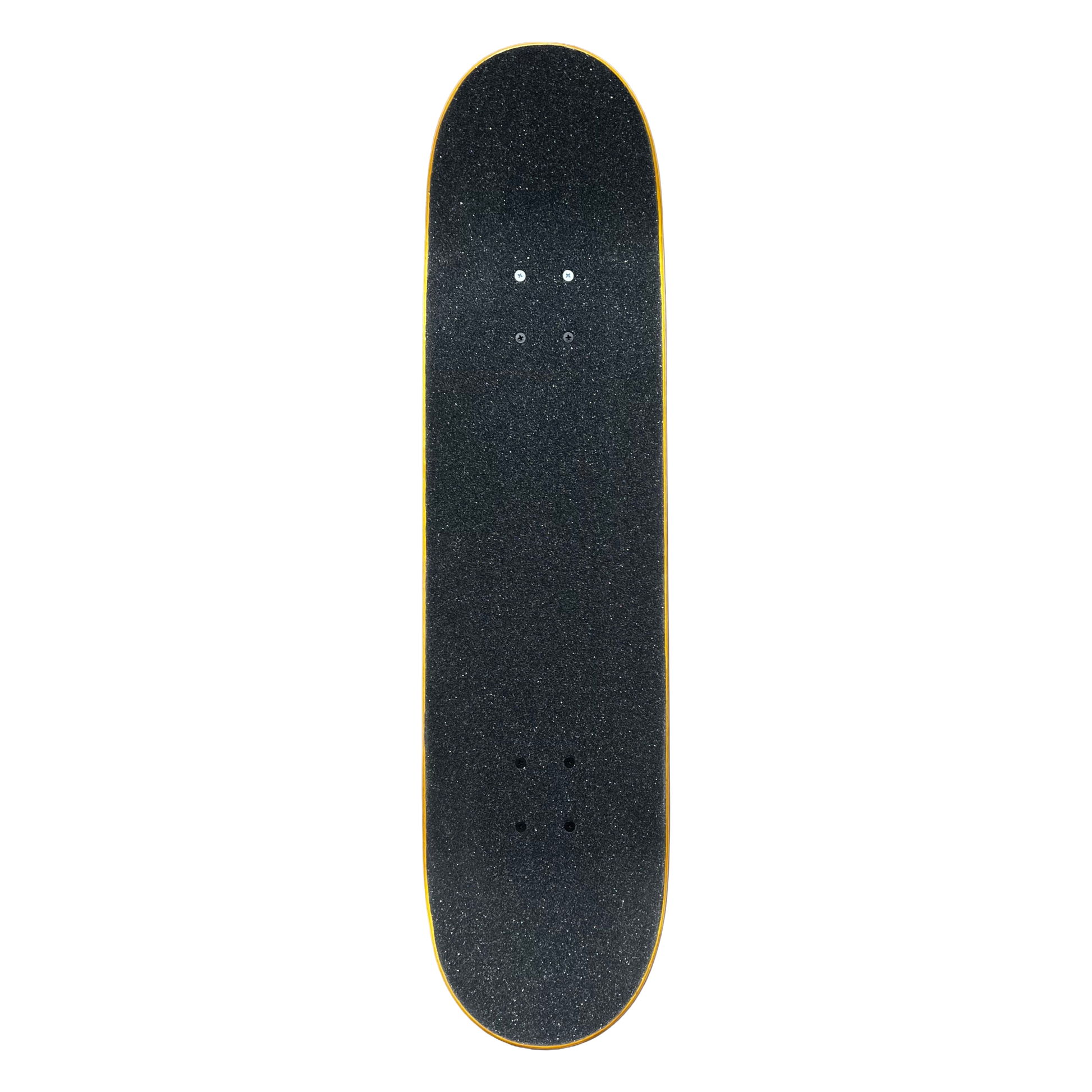 Stardust Skate Shop Tri-Bat Wanderlust Full Size Pre-Built Complete Entry Level Skateboard 8.25" x 32.0" Orange Veneer / Flat Black / Bright Red