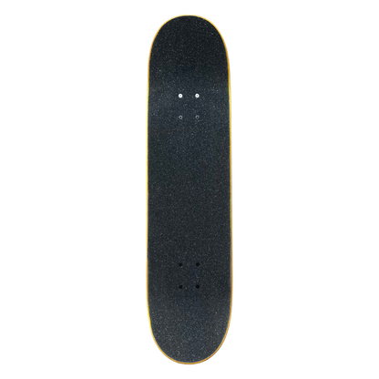 Stardust Skate Shop Tri-Bat Wanderlust Full Size Pre-Built Complete Entry Level Skateboard 8.25" x 32.0" Orange Veneer / Flat Black / Bright Red