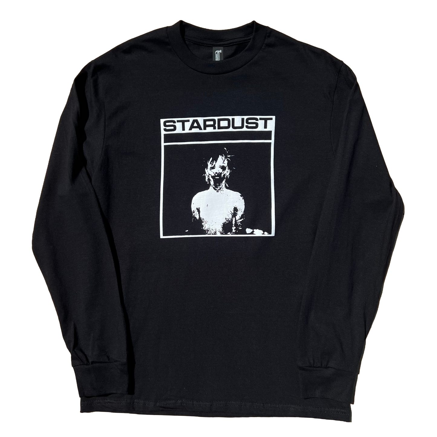 Stardust Skate Shop Mask Long Sleeve Tee 023 Black / White