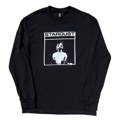 Stardust Skate Shop Mask Long Sleeve Tee 023 Black / White