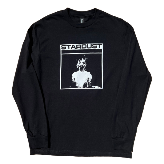 Stardust Skate Shop Mask Long Sleeve Tee 023 Black / White