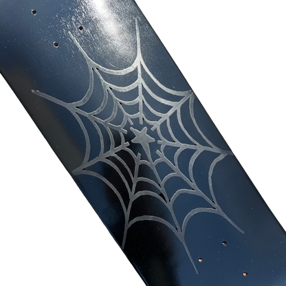 Stardust Spider Web Deck 042 8.5" Gloss Black / Matte Black (Full Cut)