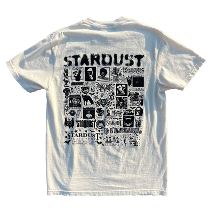 Stardust Skate Shop Five Years Garment-Dyed Tee 050 Ivory / Black
