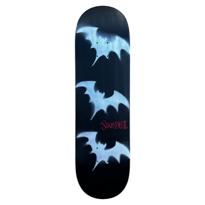 Stardust Tri-Bat Wanderlust Deck 048 8.75" (Standard Cut) Gloss Black / Metallic Silver / Bright Red