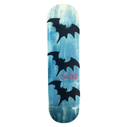 Stardust Tri-Bat Wanderlust Deck 048 8.25" (Full Cut) Blue Veneer / Flat Black / Bright Red