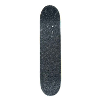 Stardust Skate Shop Tri-Bat Wanderlust Mid Size Pre-Built Complete Entry Level Skateboard 7.75" x 31.5" Blue Veneer / Satin Black / Bright Red