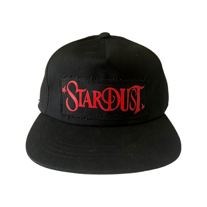 Stardust Patch Mash Ups Snapback Hat Wanderlust II 022 & Felix 012 Black / Bright Red