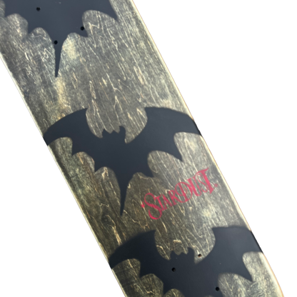 Stardust Tri-Bat Wanderlust Deck 048 8.0" (Full Cut) Earthy Veneer / Flat Black / Bright Red