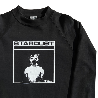 Stardust Skate Shop Mask Heavyweight Crewneck Sweatshirt 023 Black / White