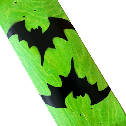 Stardust Green / Matte Black Bats 041.2 Twin Tip Deck 8.25"