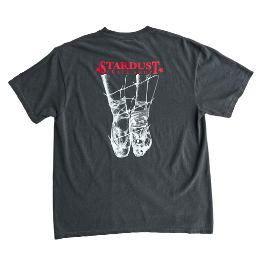 Stardust Skate Shop "Ballerina" Short Sleeve Tee 034 Pepper / Bright Red / White