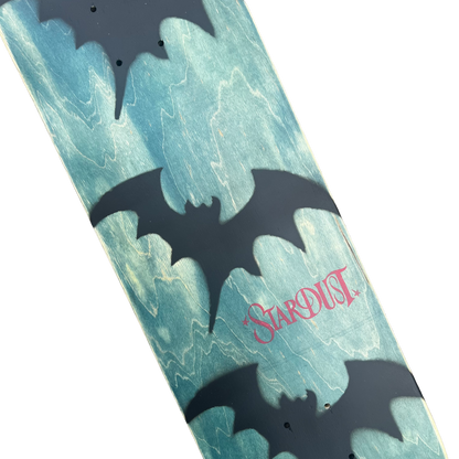 Stardust Tri-Bat Wanderlust Deck 048 8.5" (Full Cut) Blue Veneer / Flat Black / Bright Red