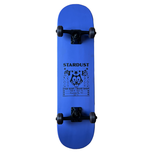 Stardust Skate Shop Felix 012 Pre-Built Complete 7.75" x 31.0" Entry Level Skateboard Amethyst / Matte Black