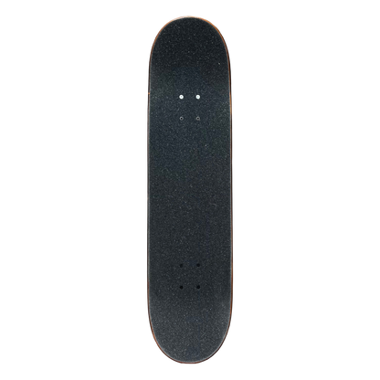 Stardust Skate Shop Tri-Bat Wanderlust Full Size Pre-Built Complete Entry Level Skateboard 8.25" x 32.0" Flat Black / Metallic Silver / Bright Red