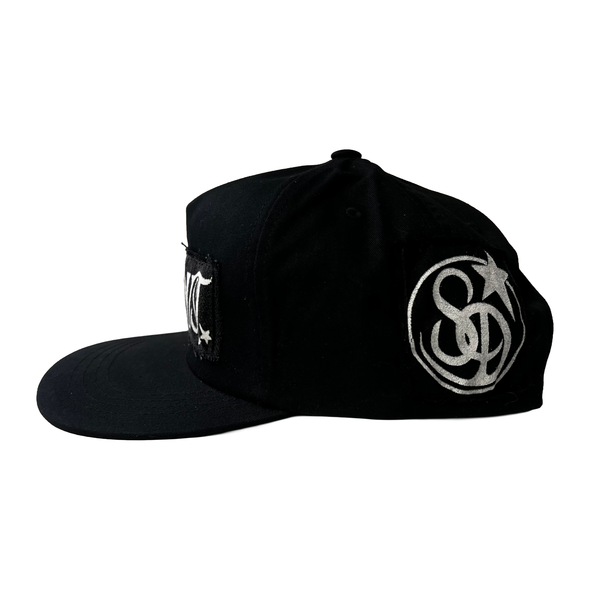 Stardust Patch Mash Ups Snapback Hat Wanderlust II 022 & Wanderlust Lettermark 022.2 Black / White