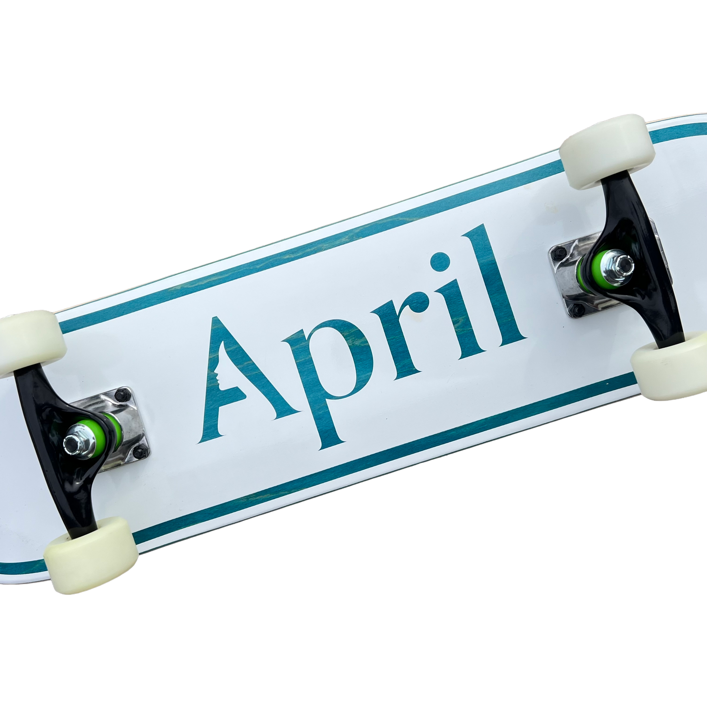 April OG Logo Mini Size Complete Skateboard 7.25" x 28.8"