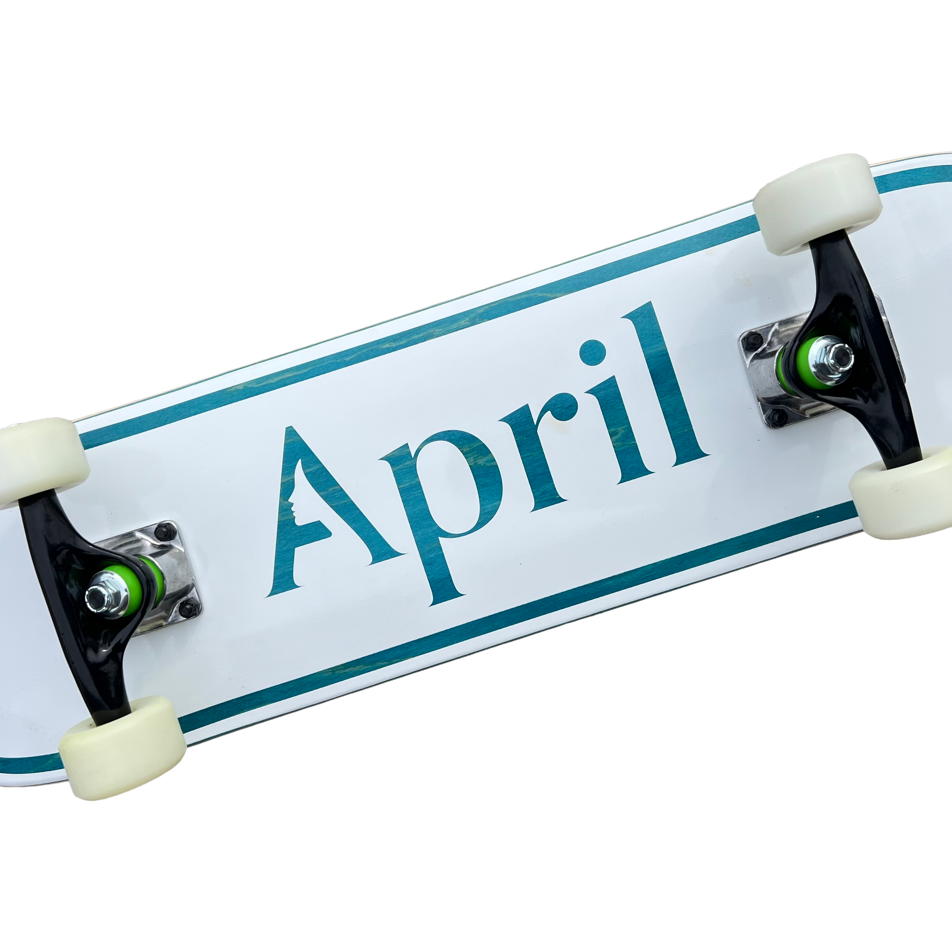 April OG Logo Mini Size Complete Skateboard 7.25" x 28.8"