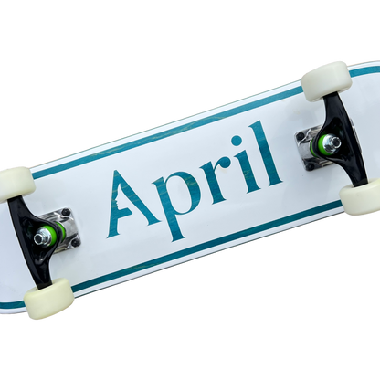 April OG Logo Mini Size Complete Skateboard 7.25" x 28.8"