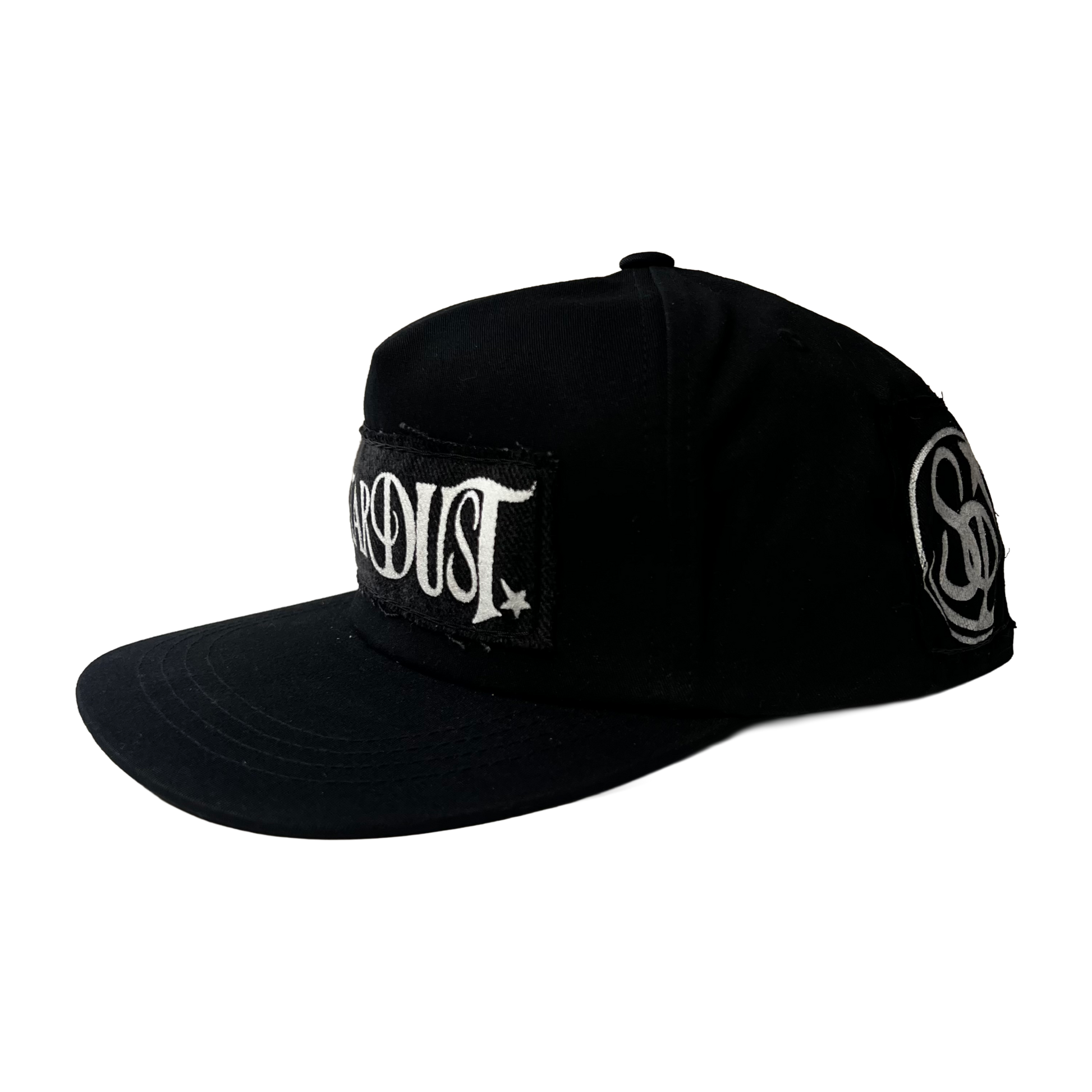 Stardust Patch Mash Ups Snapback Hat Wanderlust II 022 & Wanderlust Lettermark 022.2 Black / White