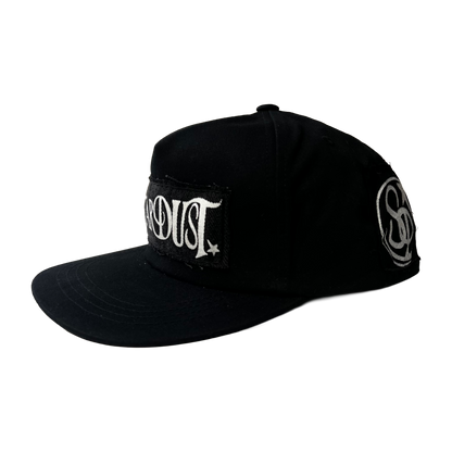 Stardust Patch Mash Ups Snapback Hat Wanderlust II 022 & Wanderlust Lettermark 022.2 Black / White