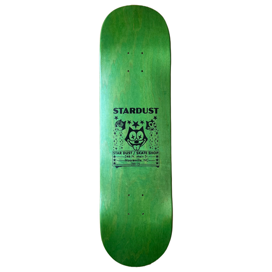 Stardust Felix 012 Deck 8.5" Green Stain / Matte Black (Screenprinted)