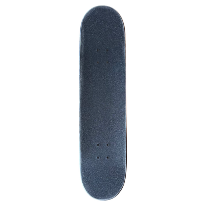 Stardust Skate Shop Matte White / Matte Black Bat 041 Pre-Built Complete Entry Level Skateboard 8.125" x 31.8"