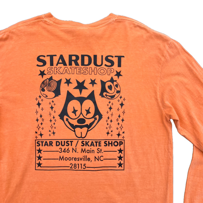 Stardust Skate Shop Felix Long Sleeve Tee 012 Burnt Orange / Black