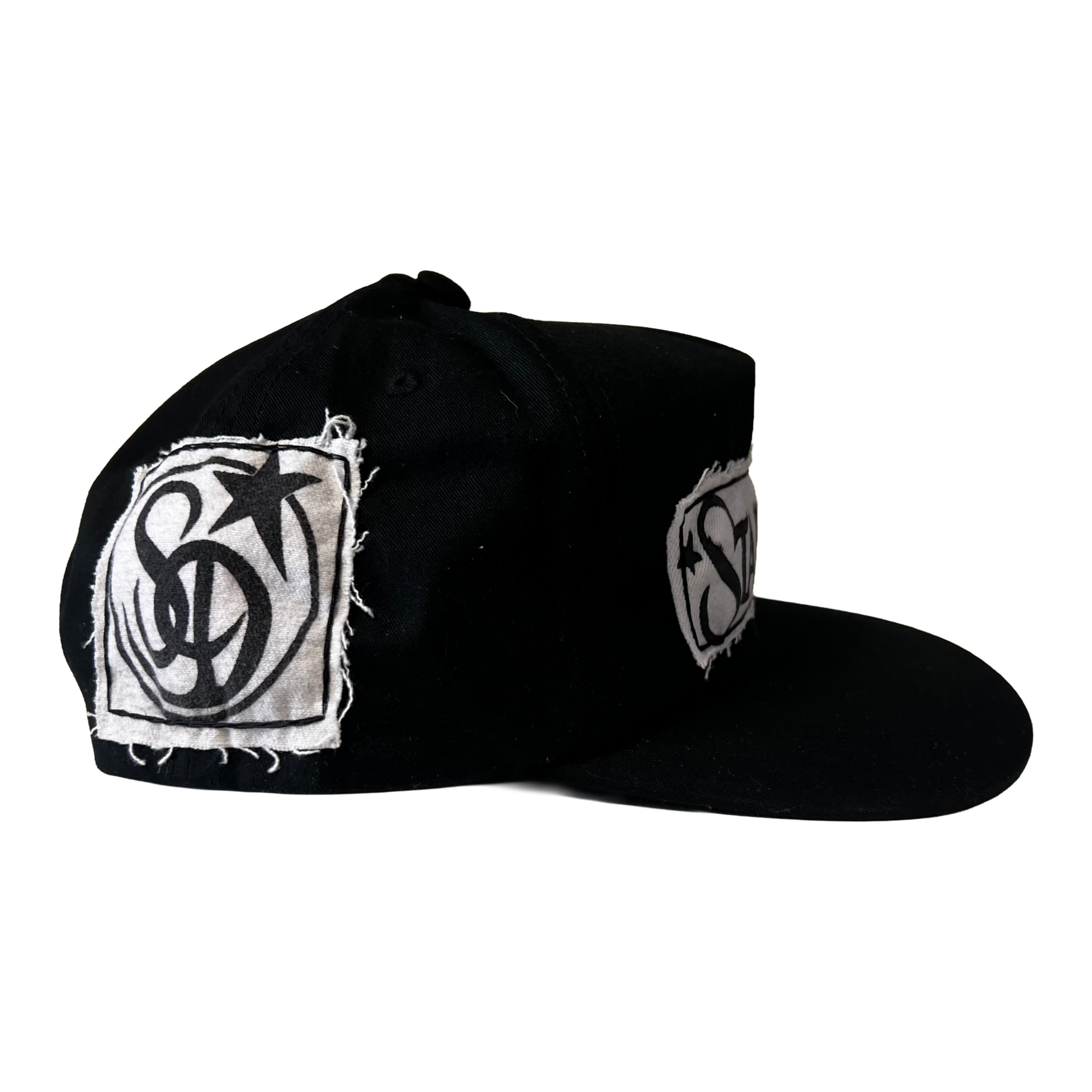 Stardust Patch Mash Ups Snapback Hat Wanderlust II 022 & Wanderlust Lettermark 022.2 Black / White / Black
