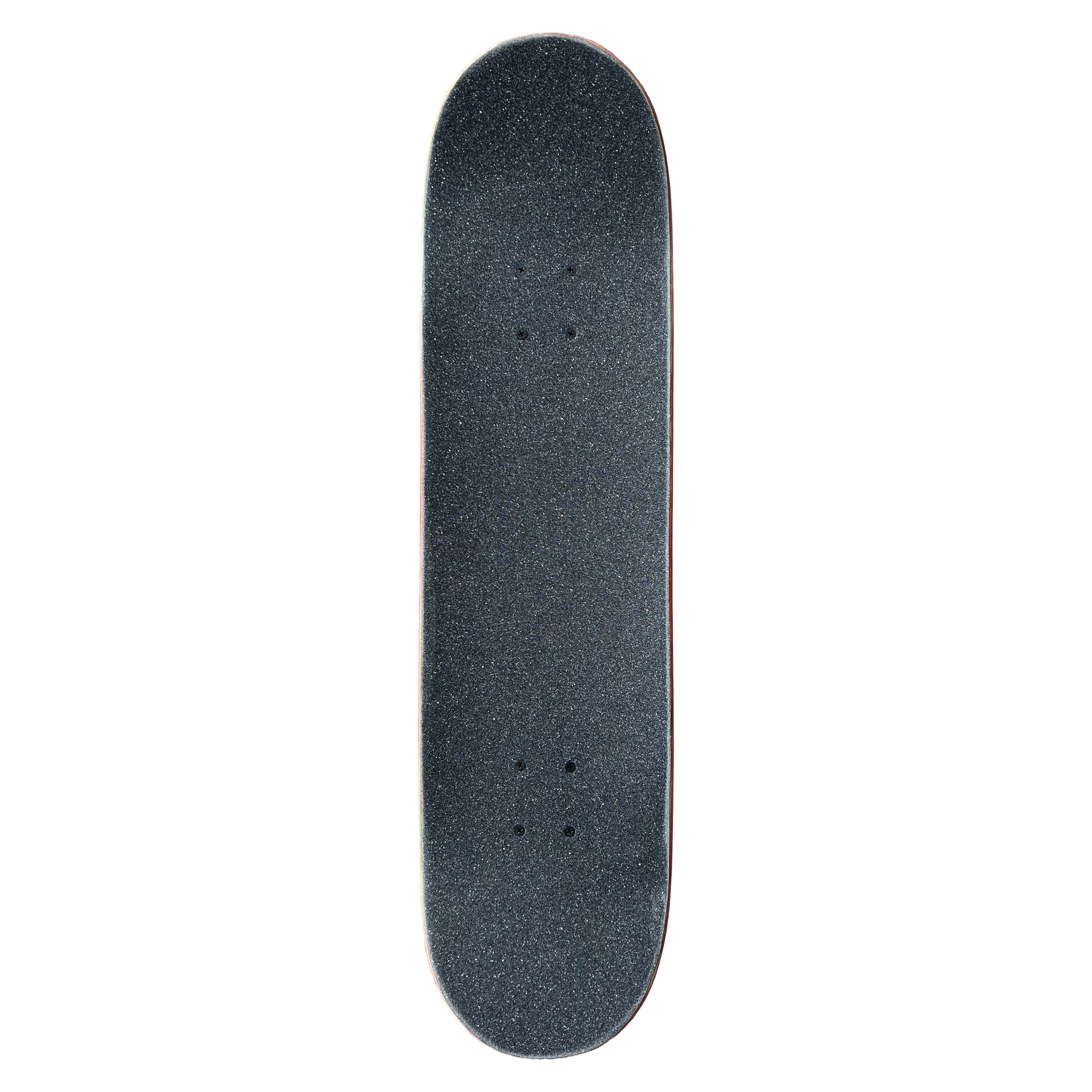 Stardust Skate Shop Full Bright Red / Matte Black Bat 041 Pre-Built Complete Skateboard 8.25" x 32.125" (Standard Cut)