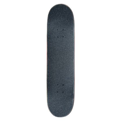 Stardust Skate Shop Full Bright Red / Matte Black Bat 041 Pre-Built Complete Skateboard 8.25" x 32.125" (Standard Cut)