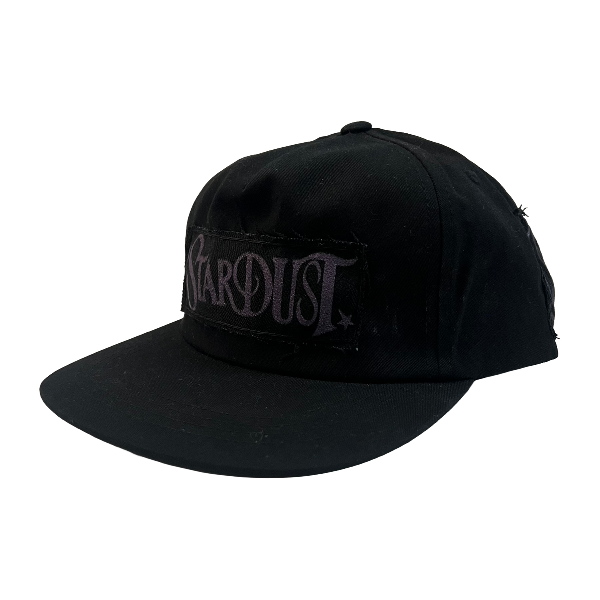 Stardust Patch Mash Ups Snapback Hat Wanderlust II 022 & Wanderlust Lettermark 022.2 Black / Purple Shimmer