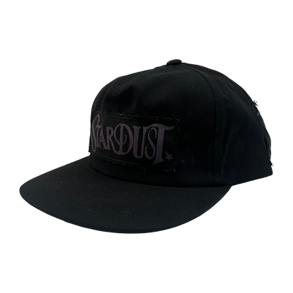 Stardust Patch Mash Ups Snapback Hat Wanderlust II 022 & Wanderlust Lettermark 022.2 Black / Purple Shimmer