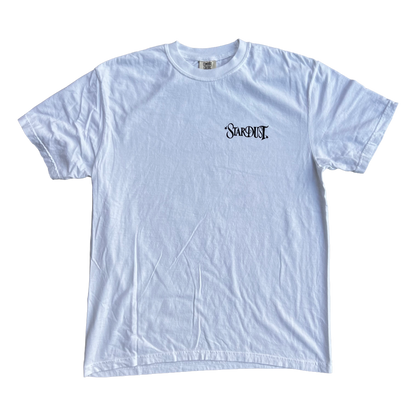 Stardust Skate Shop "Spider Web" Garment-Dyed Tee 042 White / Black