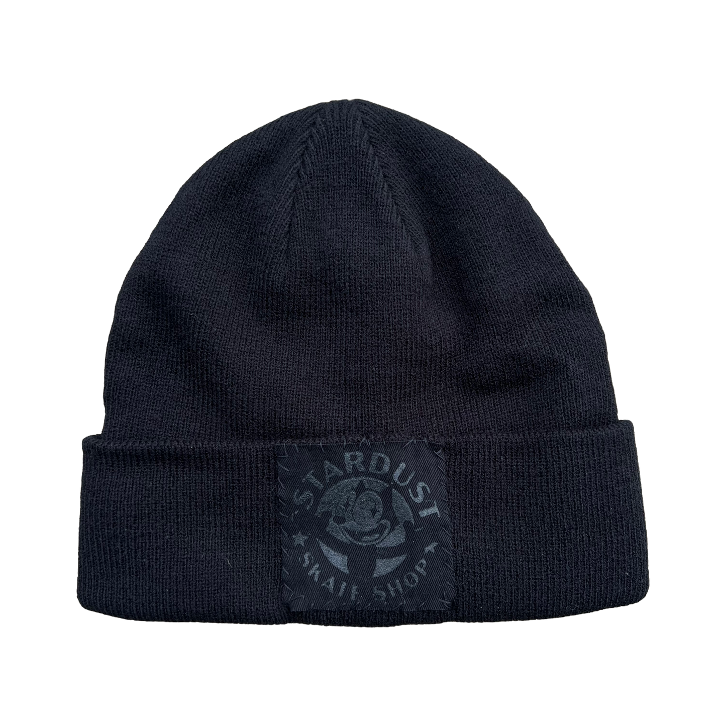 Stardust Patch Cuffed Beanie Felix 012 Black / Black