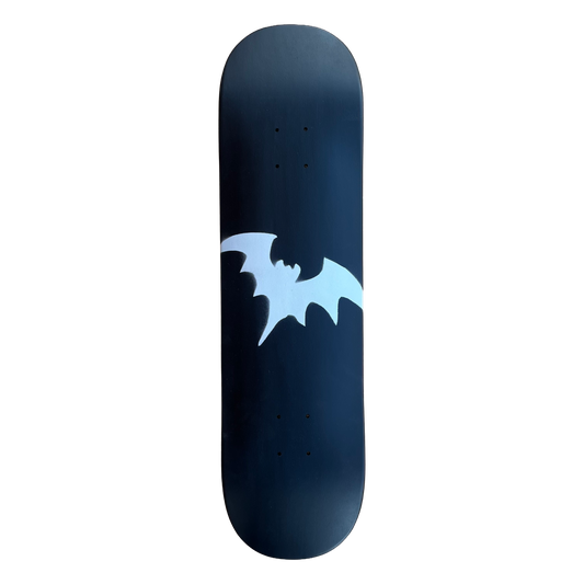 Stardust Matte Black / Metallic Silver Bat Deck 041 8.25" (Full Cut)
