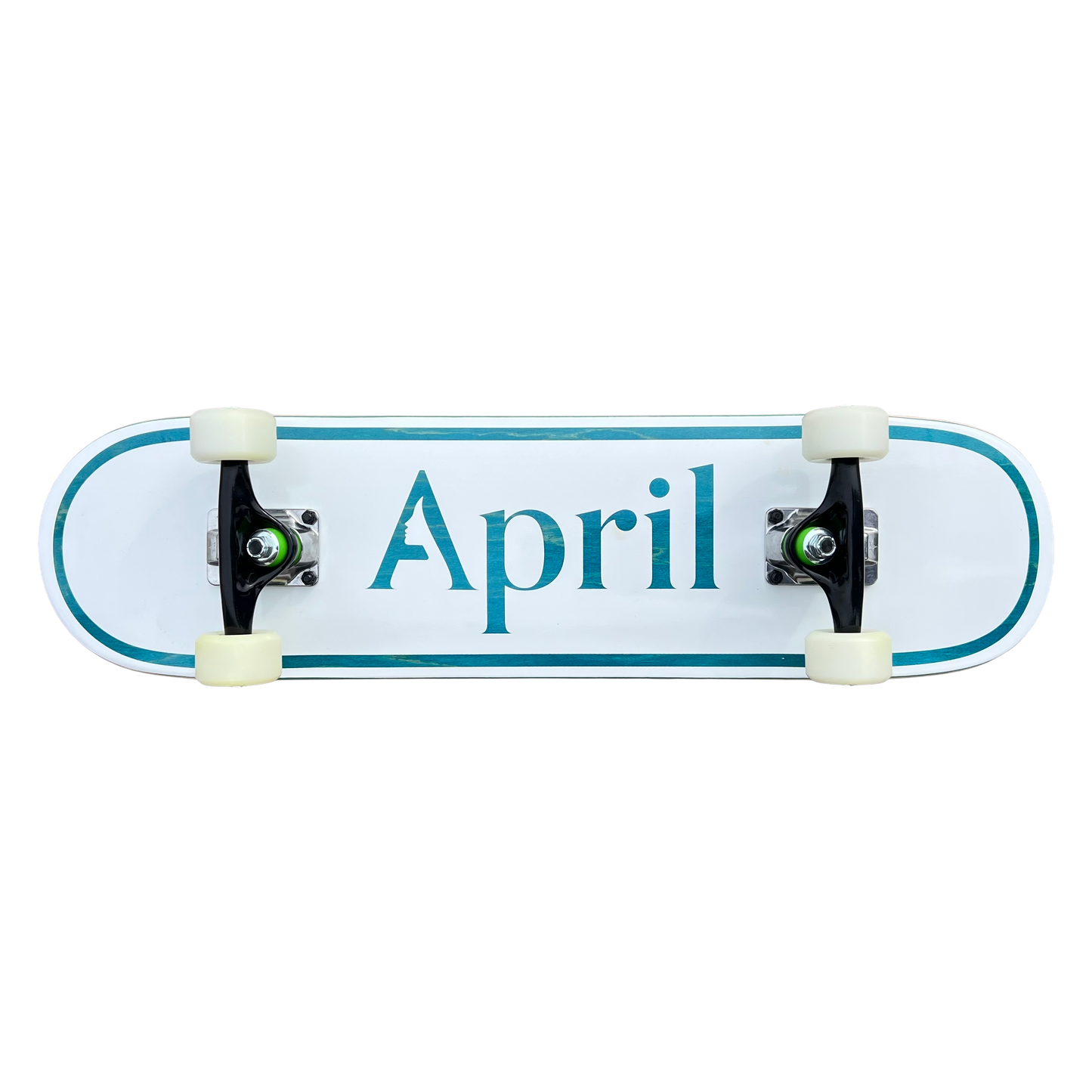 April OG Logo Mini Size Complete Skateboard 7.25" x 28.8"