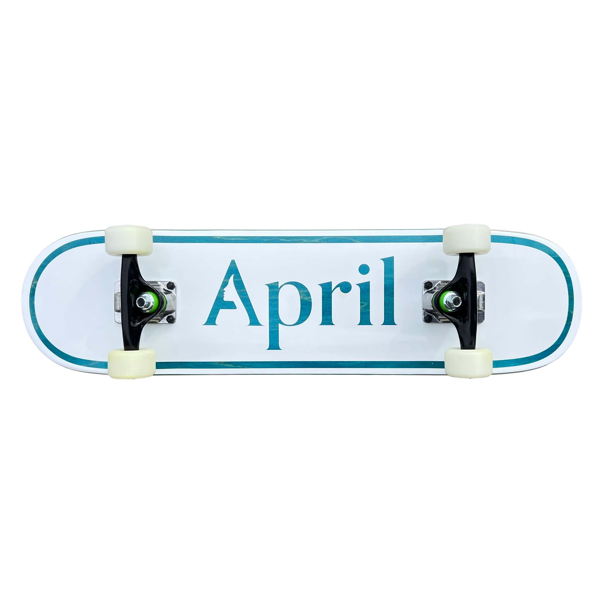 April OG Logo Mini Size Complete Skateboard 7.25" x 28.8"