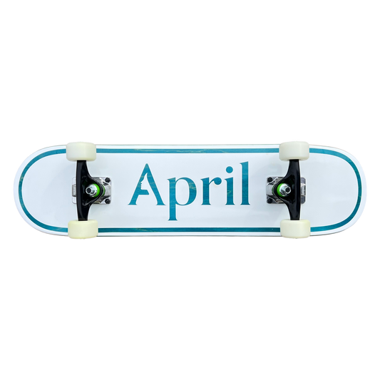 April OG Logo Mini Size Complete Skateboard 7.25" x 28.8"